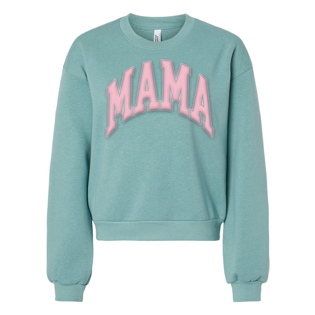 American Apparel 'Mama' PUFF Cropped Sweatshirt