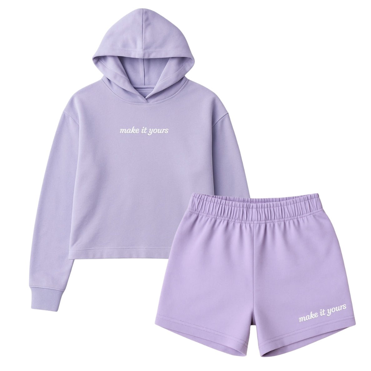 Make It Yours™ Cloud Hoodie & Shorts Set
