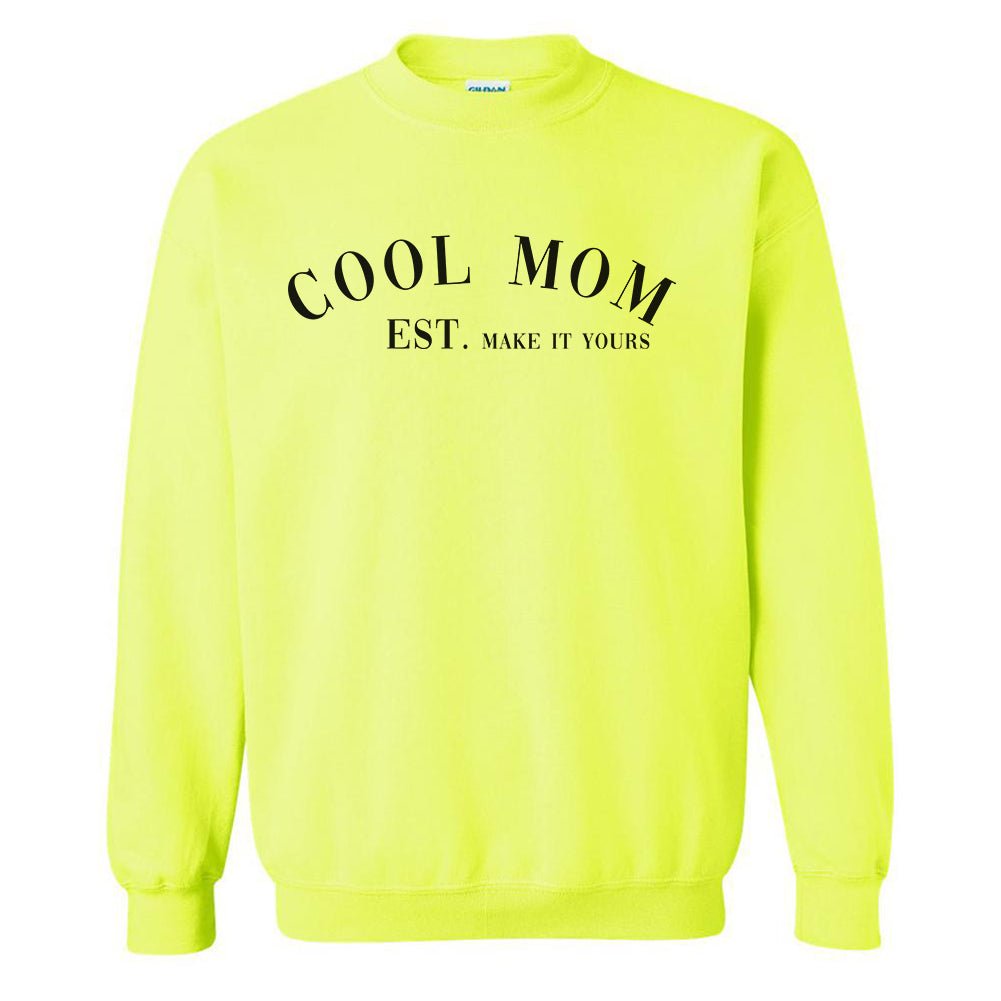 Make It Yours™ 'Cool Mom' Neon Crewneck Sweatshirt