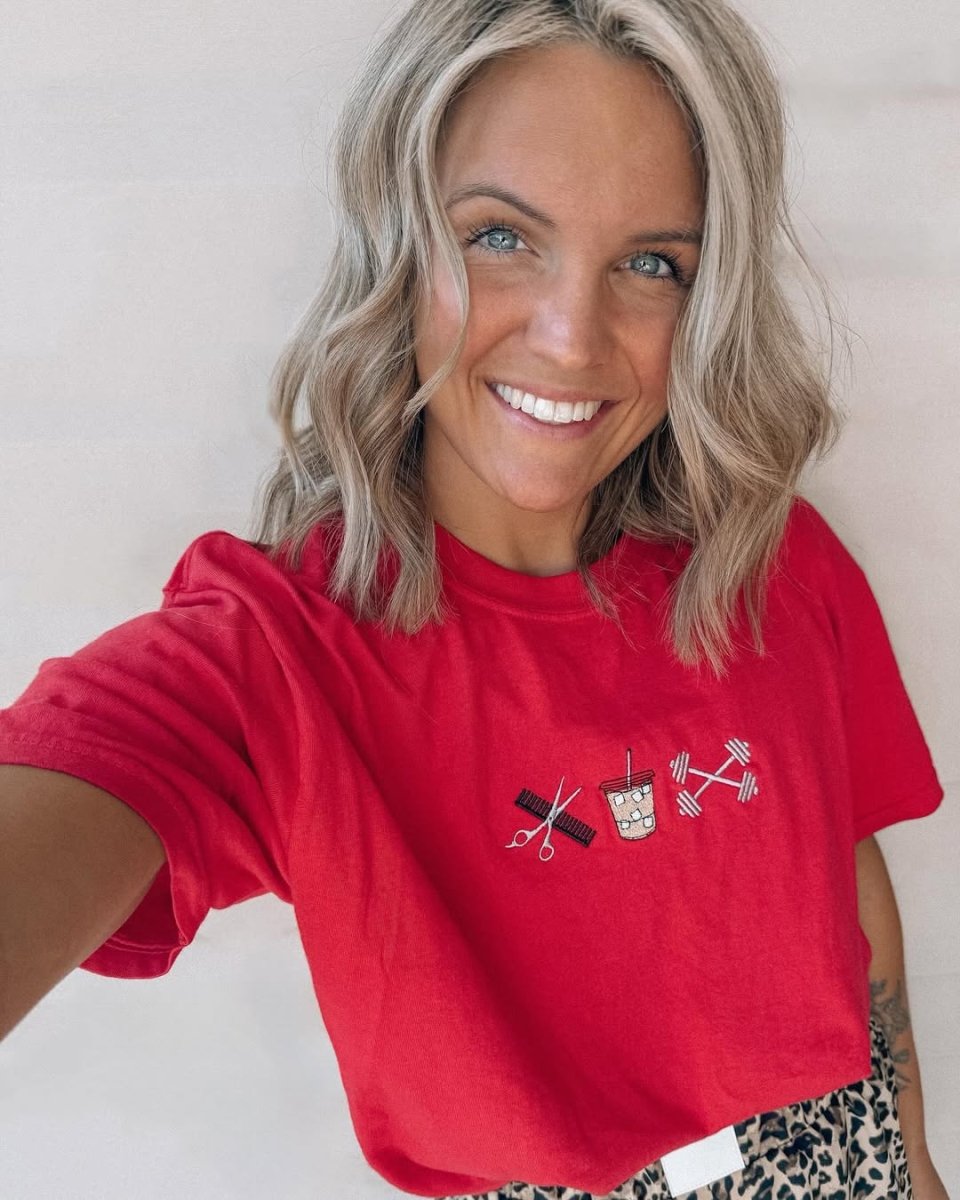 Make It Yours™ 'Favorite Things Icons' Embroidered T-Shirt