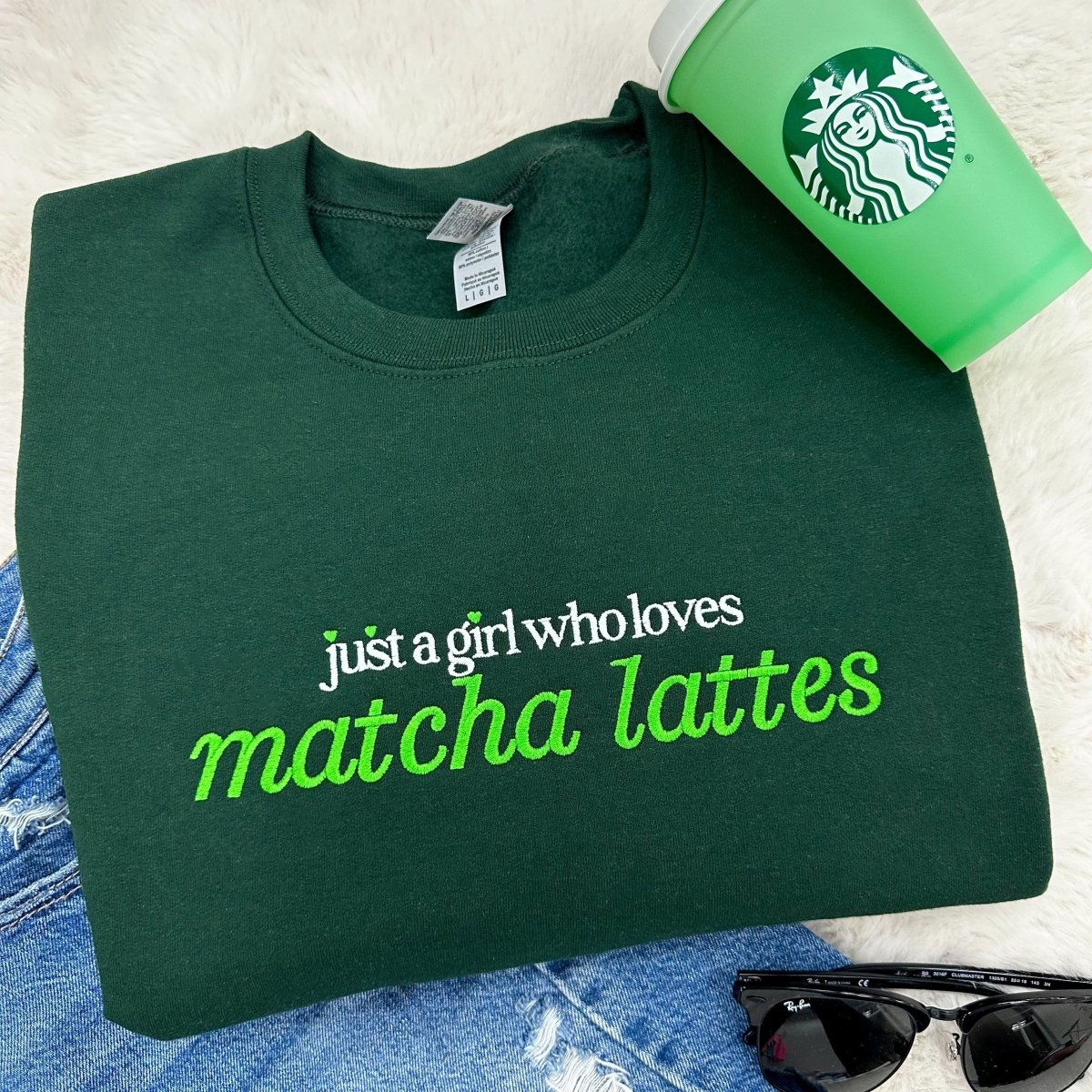 Make It Yours™ 'Just A Girl Who Loves' Crewneck Sweatshirt