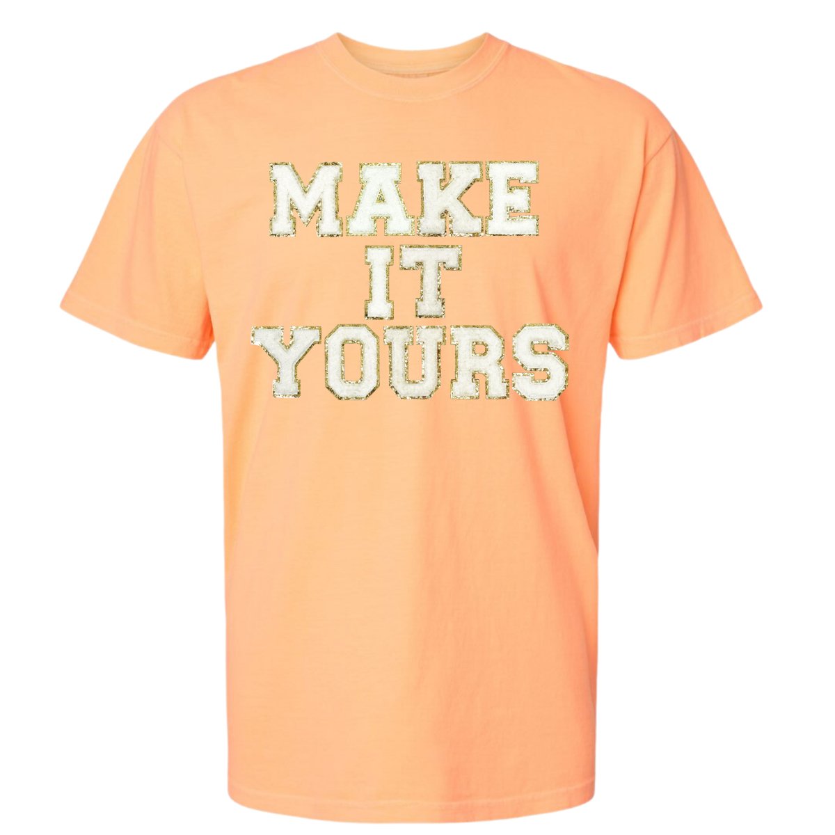 Make It Yours™ Letter Patch Neon T-Shirt