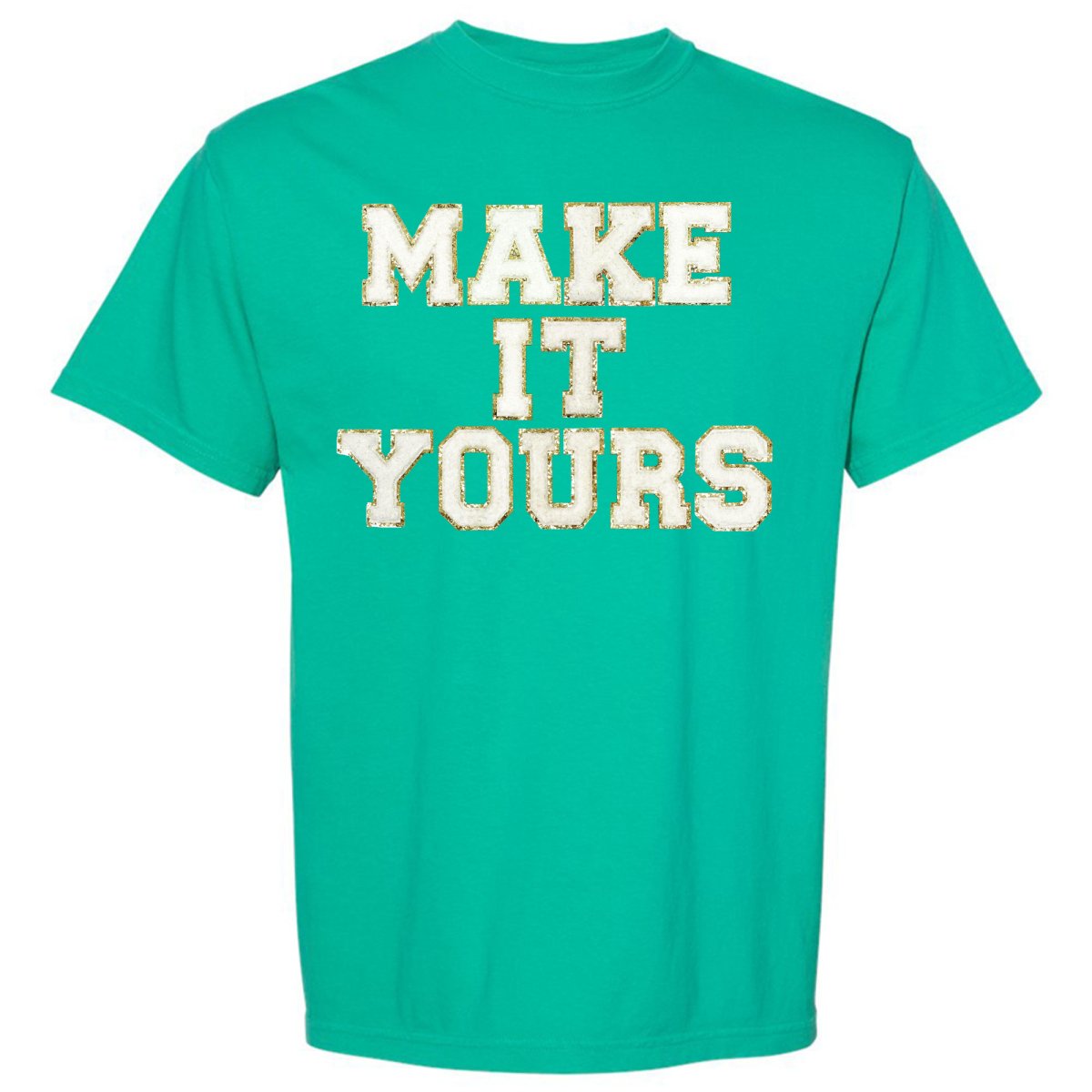 Make It Yours™ Letter Patch Neon T-Shirt