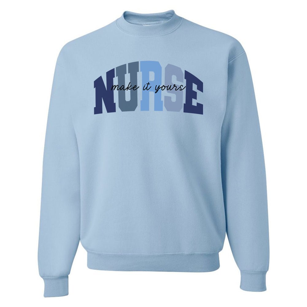 Make It Yours™ 'Nurse Block' Crewneck Sweatshirt