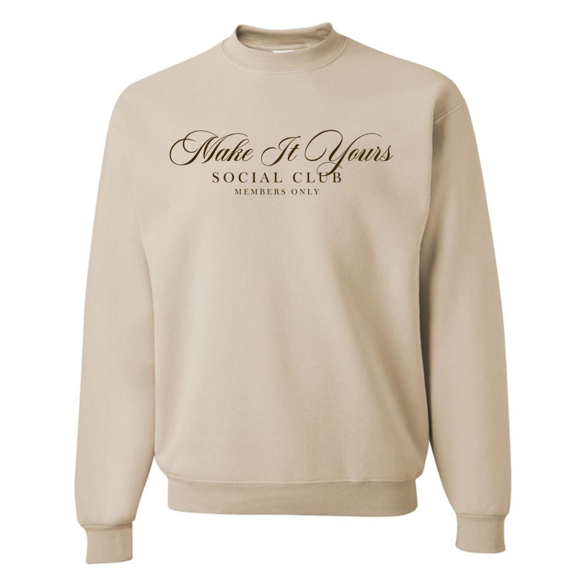 Make It Yours™ 'Social Club' Crewneck Sweatshirt