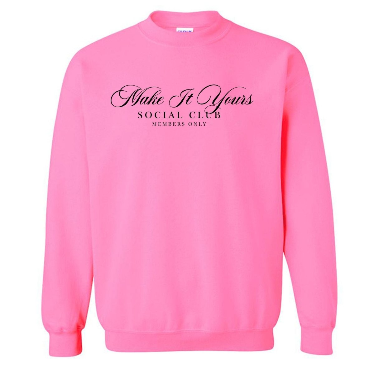 Make It Yours™ 'Social Club' Crewneck Sweatshirt
