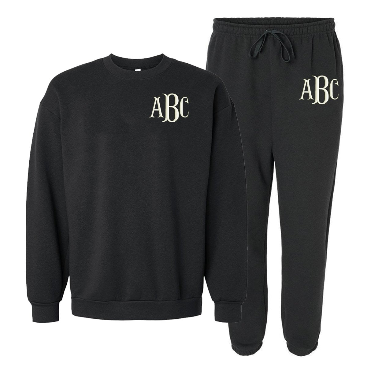 Monogrammed American Apparel Crewneck Set