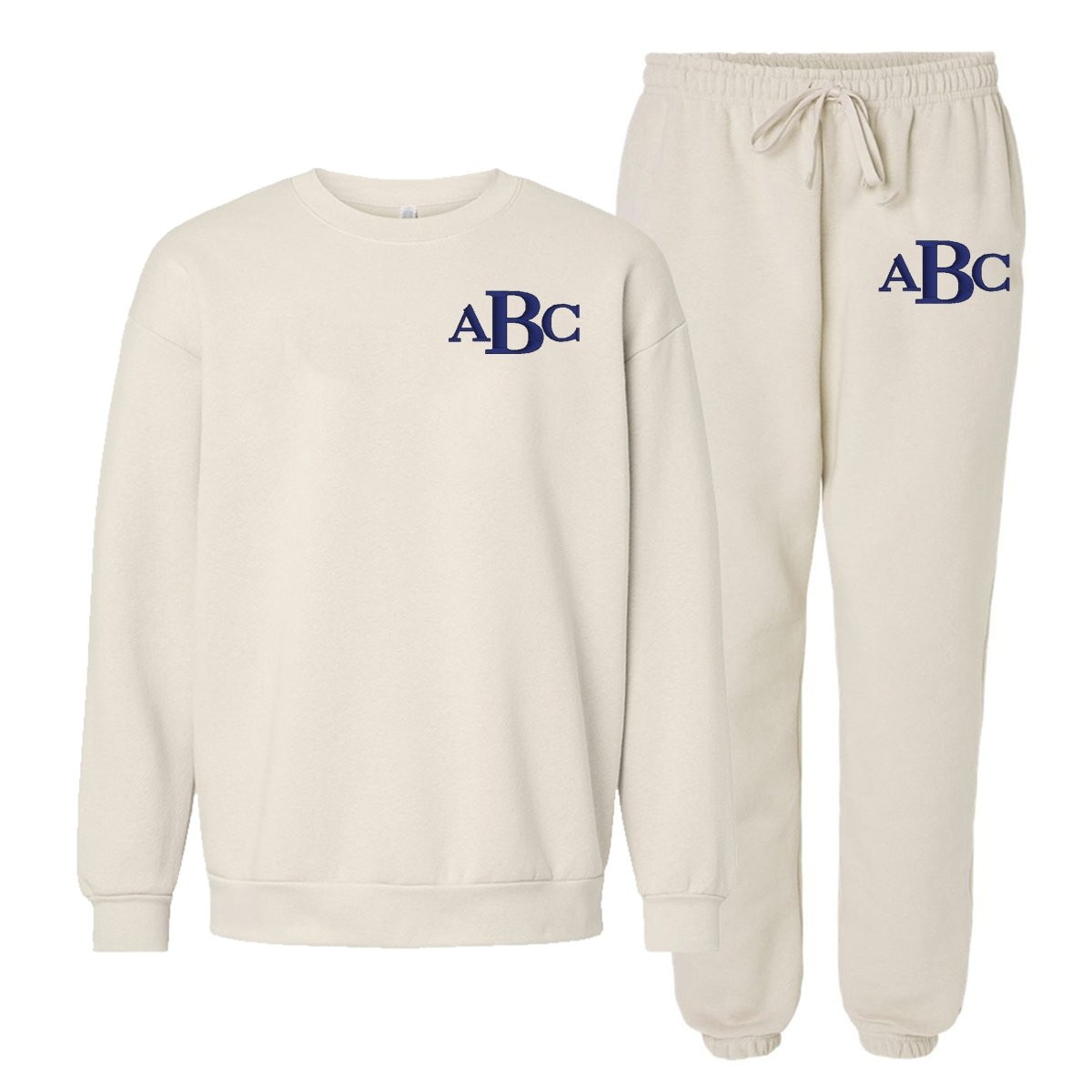 Monogrammed American Apparel Crewneck Set