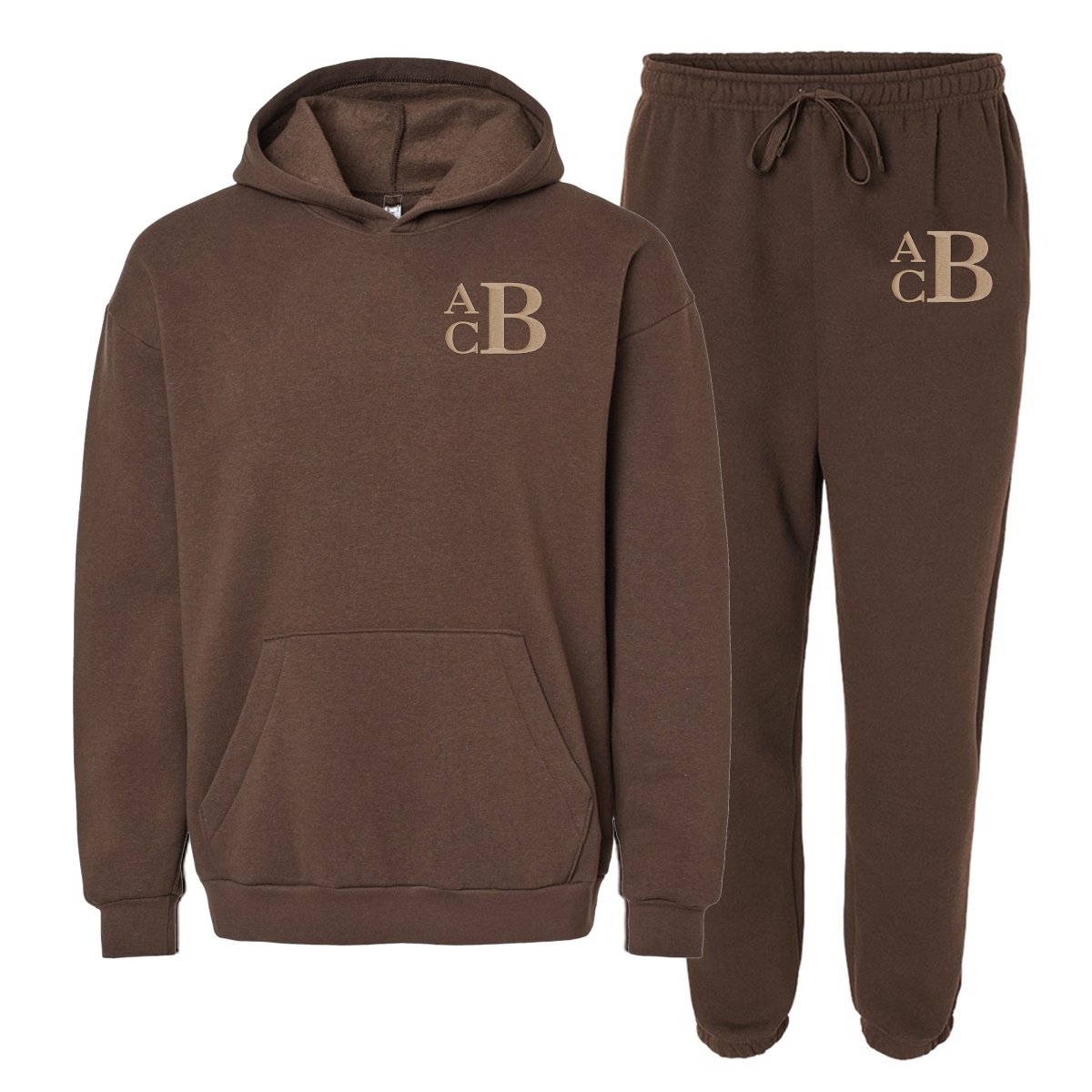 Monogrammed American Apparel Hoodie Set