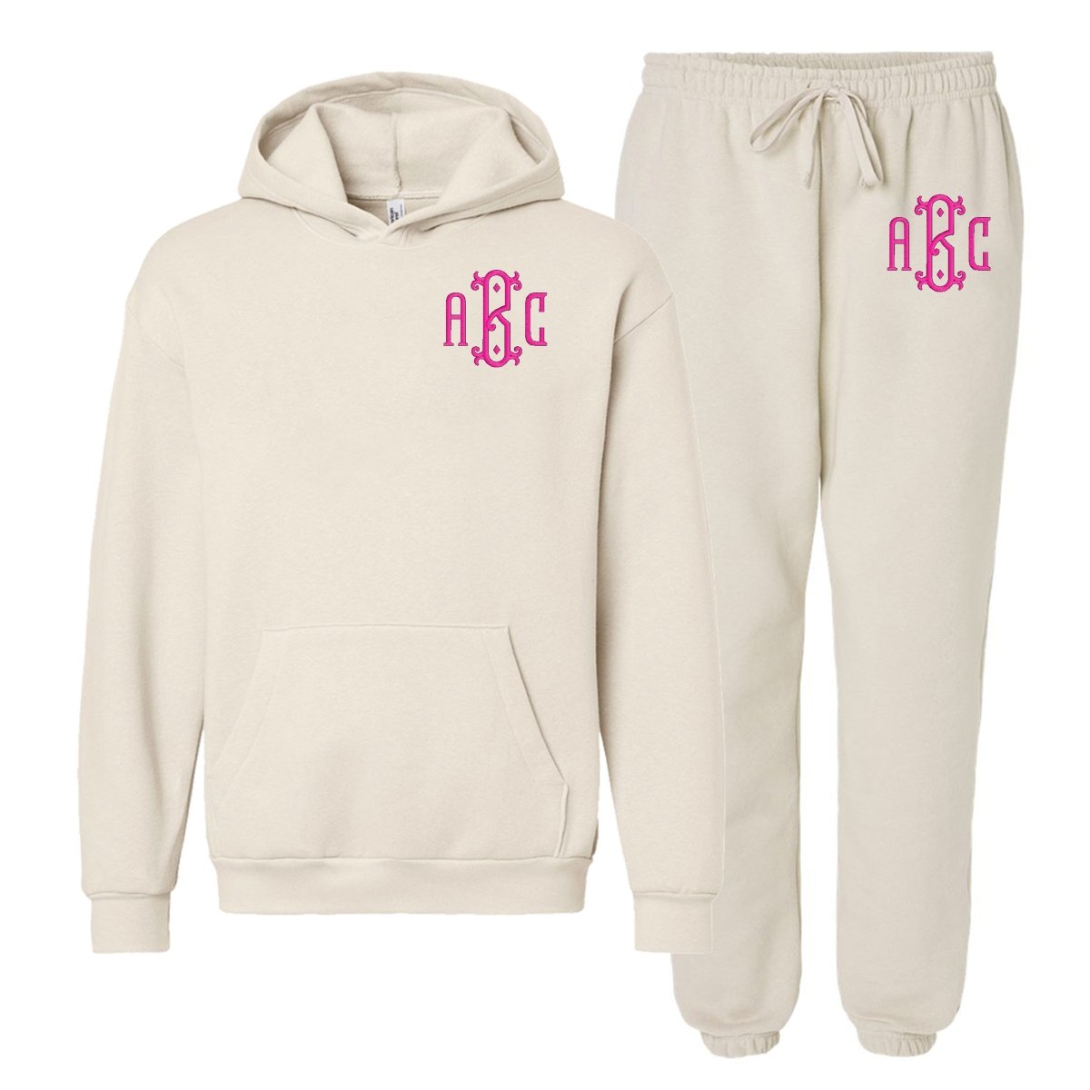 Monogrammed American Apparel Hoodie Set