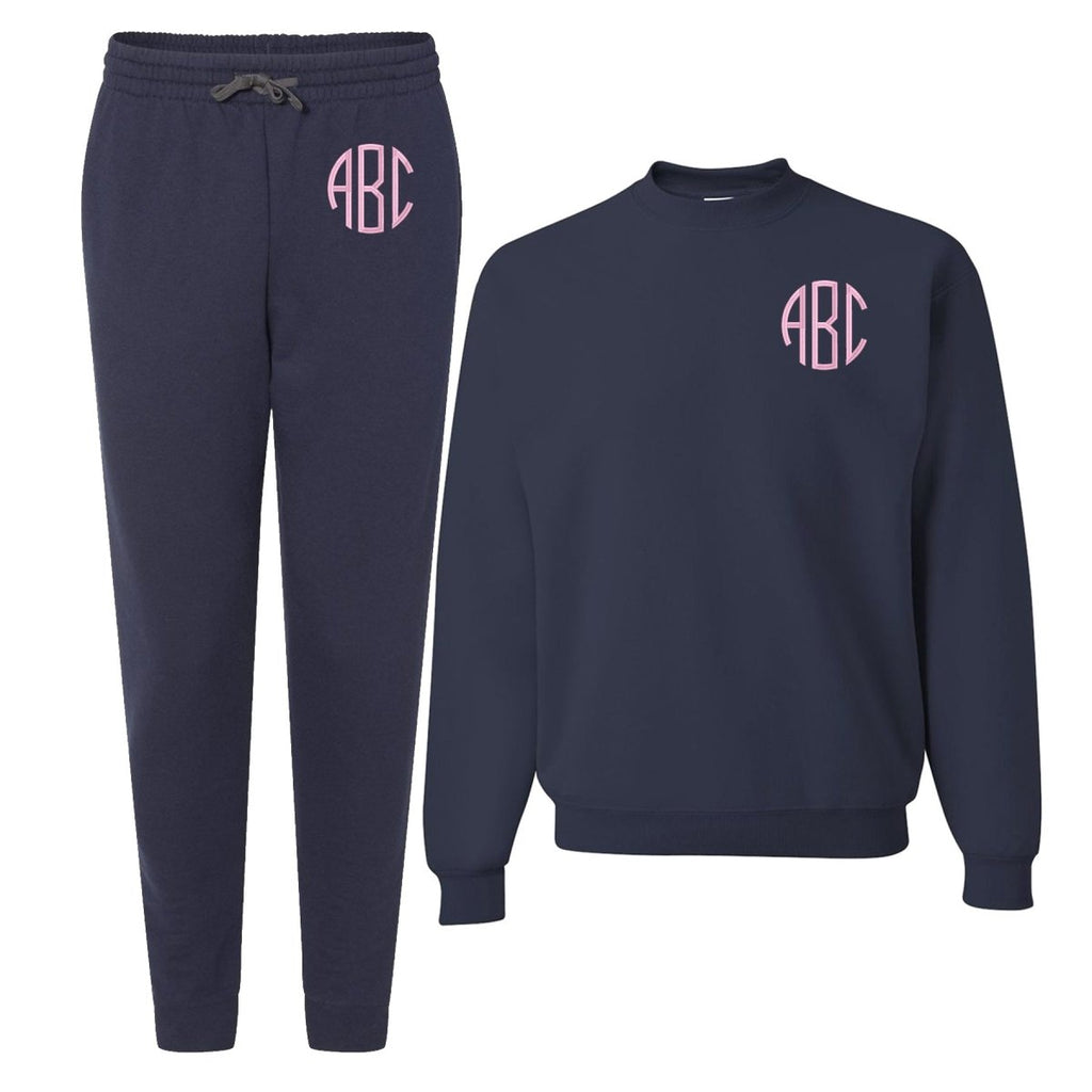 Monogrammed Jogger Sweat Set