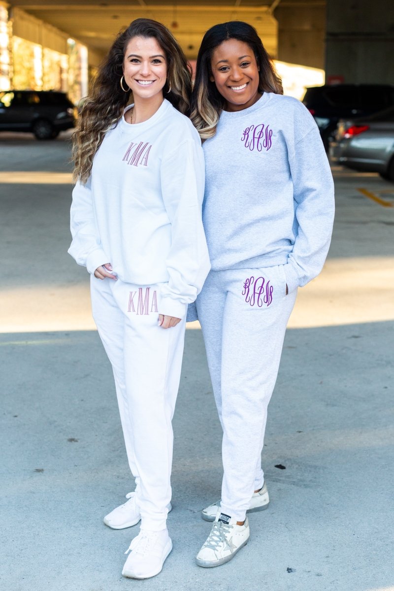 Monogrammed Jogger Sweat Set