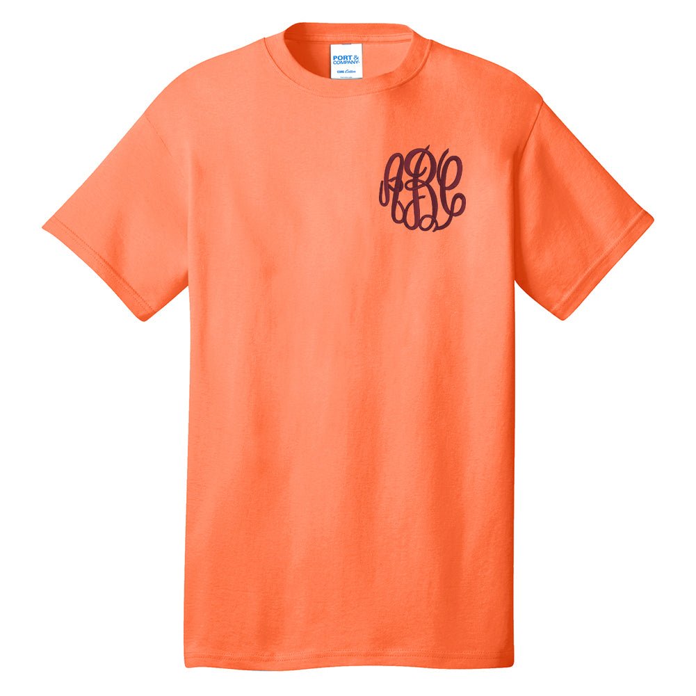 Monogrammed Neon T-Shirt