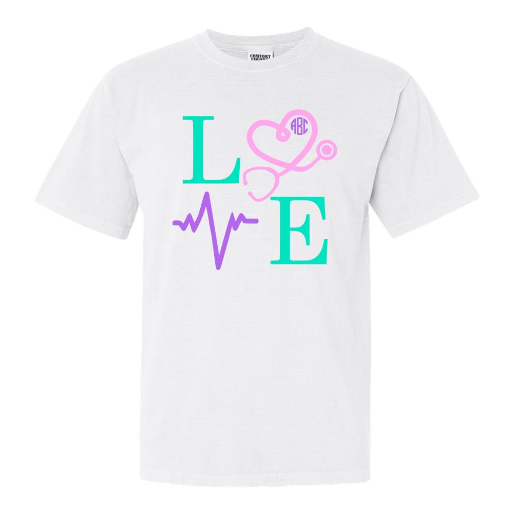 Monogrammed 'Nurse Love' T-Shirt
