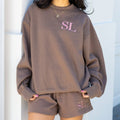 Monogrammed Signature Sweatshirt & Shorts Set
