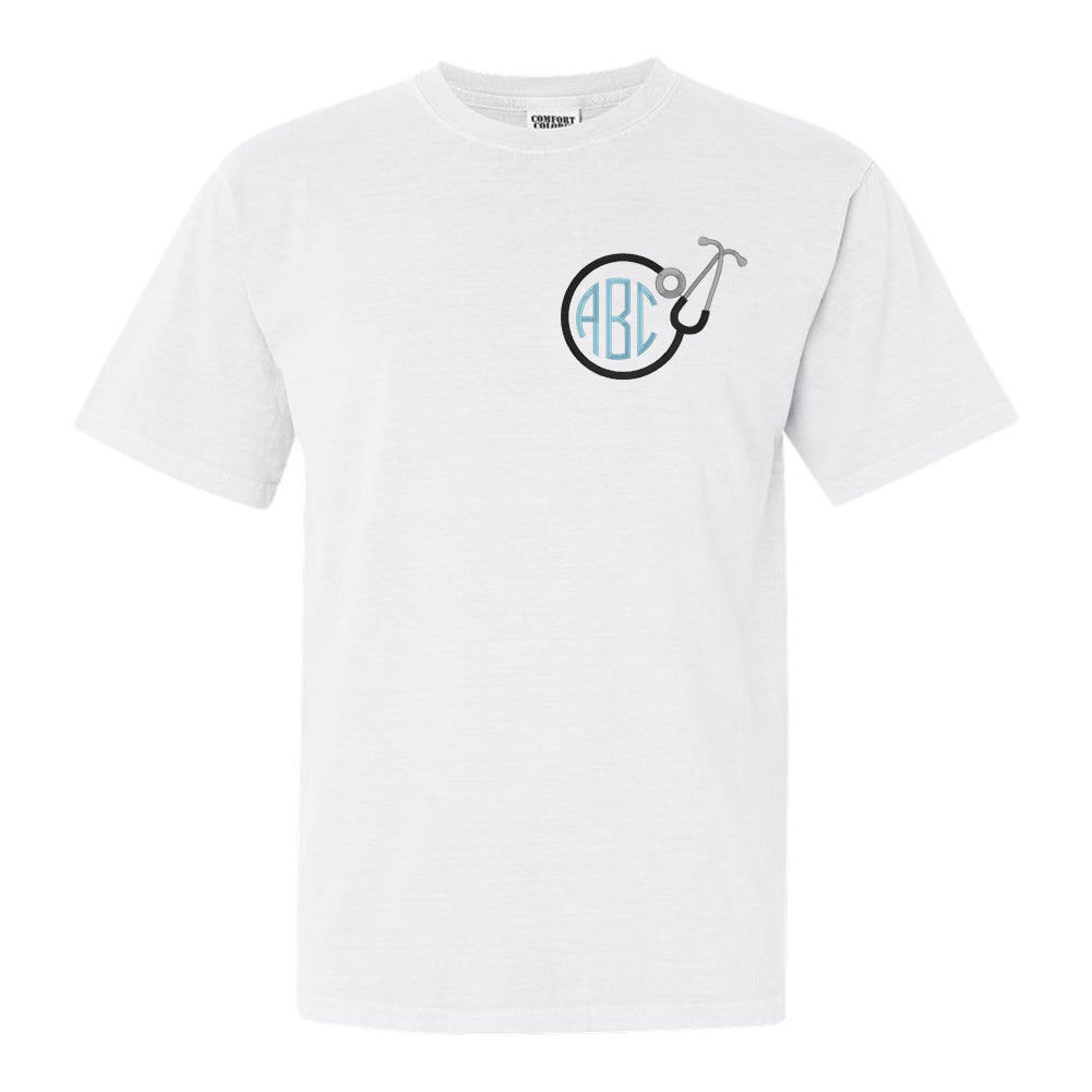 Monogrammed Stethoscope T-Shirt