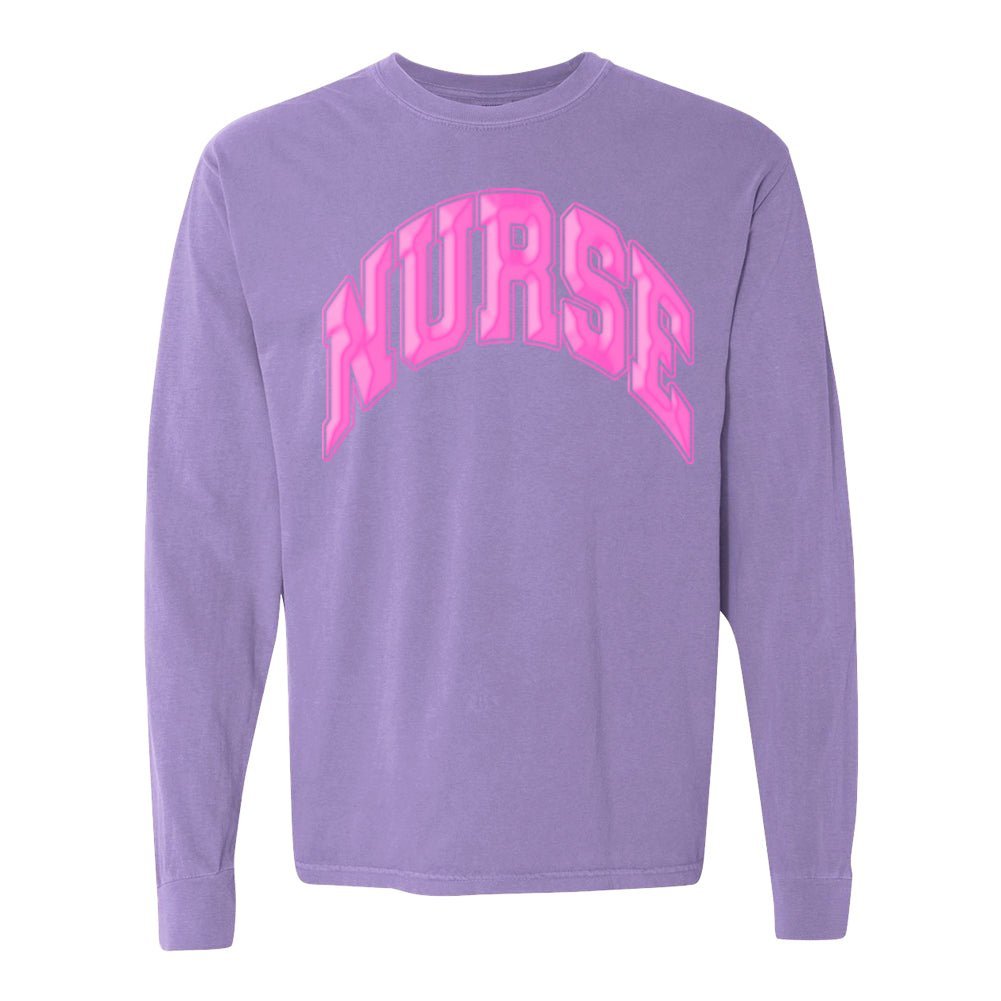 'Nurse' PUFF Long Sleeve T-Shirt