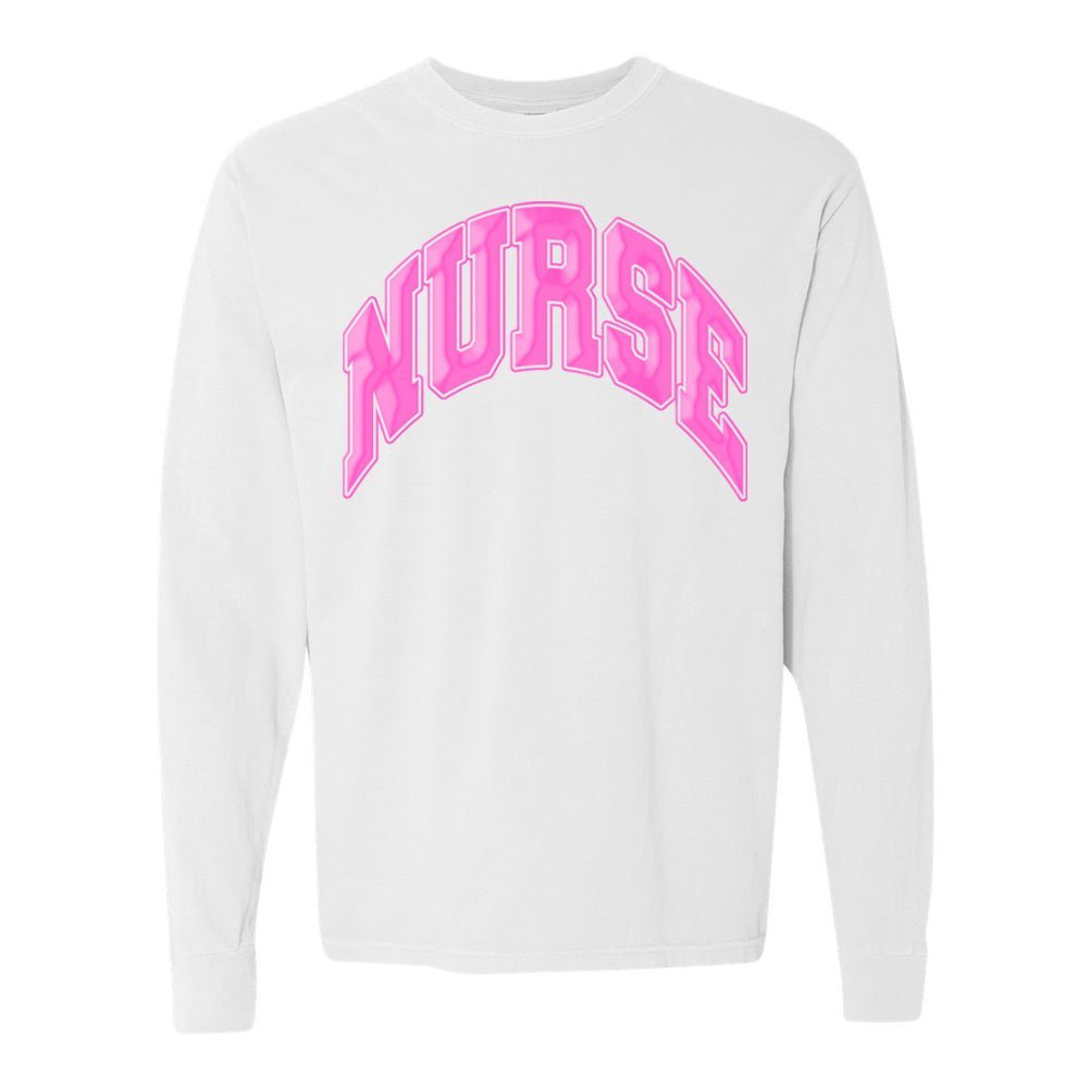 'Nurse' PUFF Long Sleeve T-Shirt