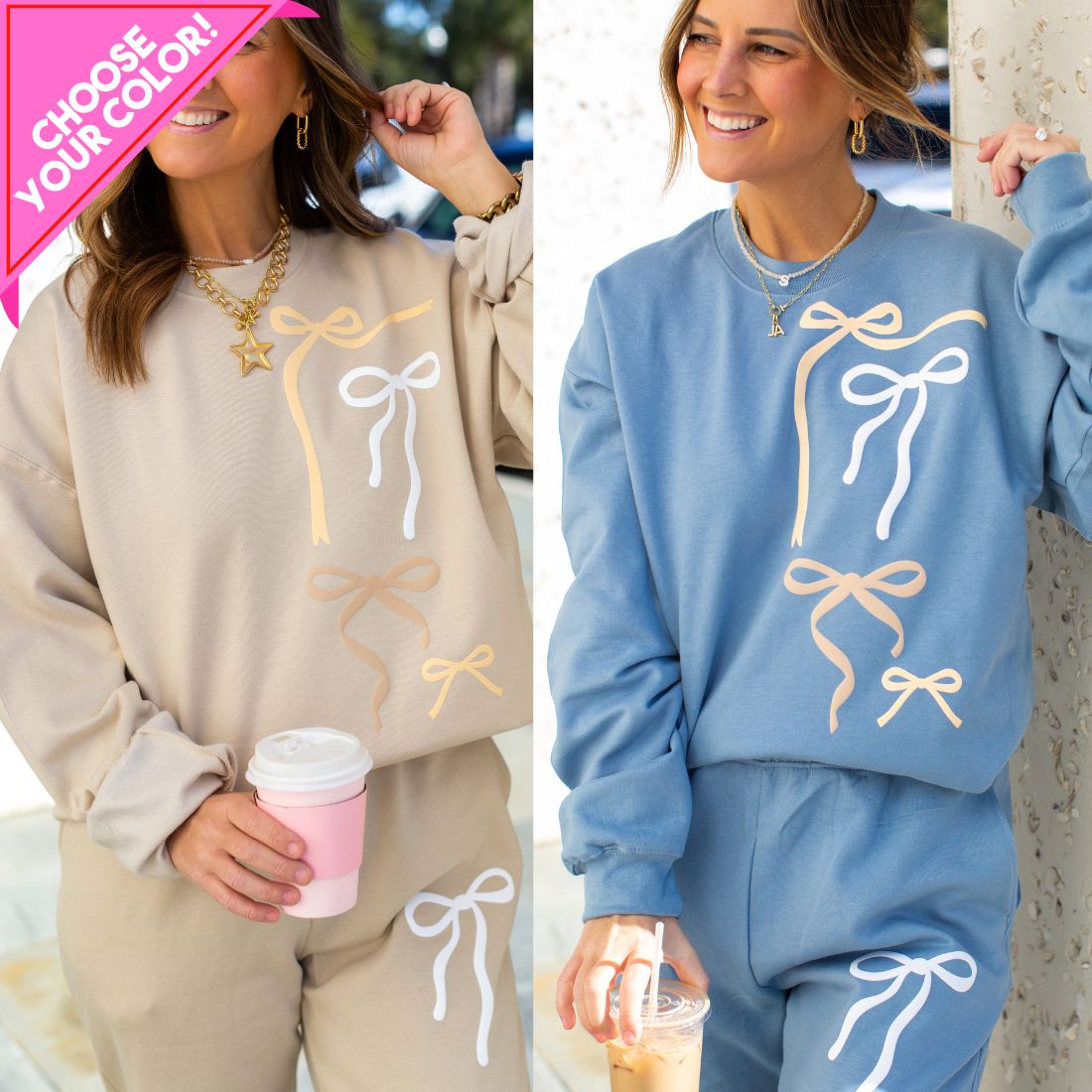 PUFF 'All The Bows' Lounge Set