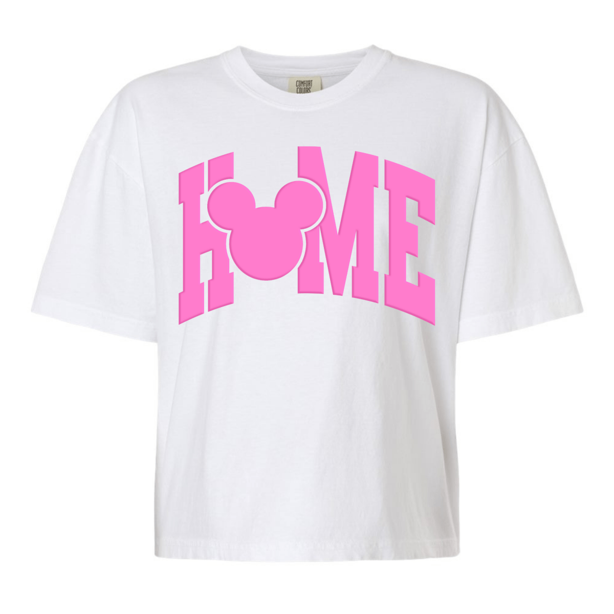 PUFF 'Disney Is HOME' Boxy Tee