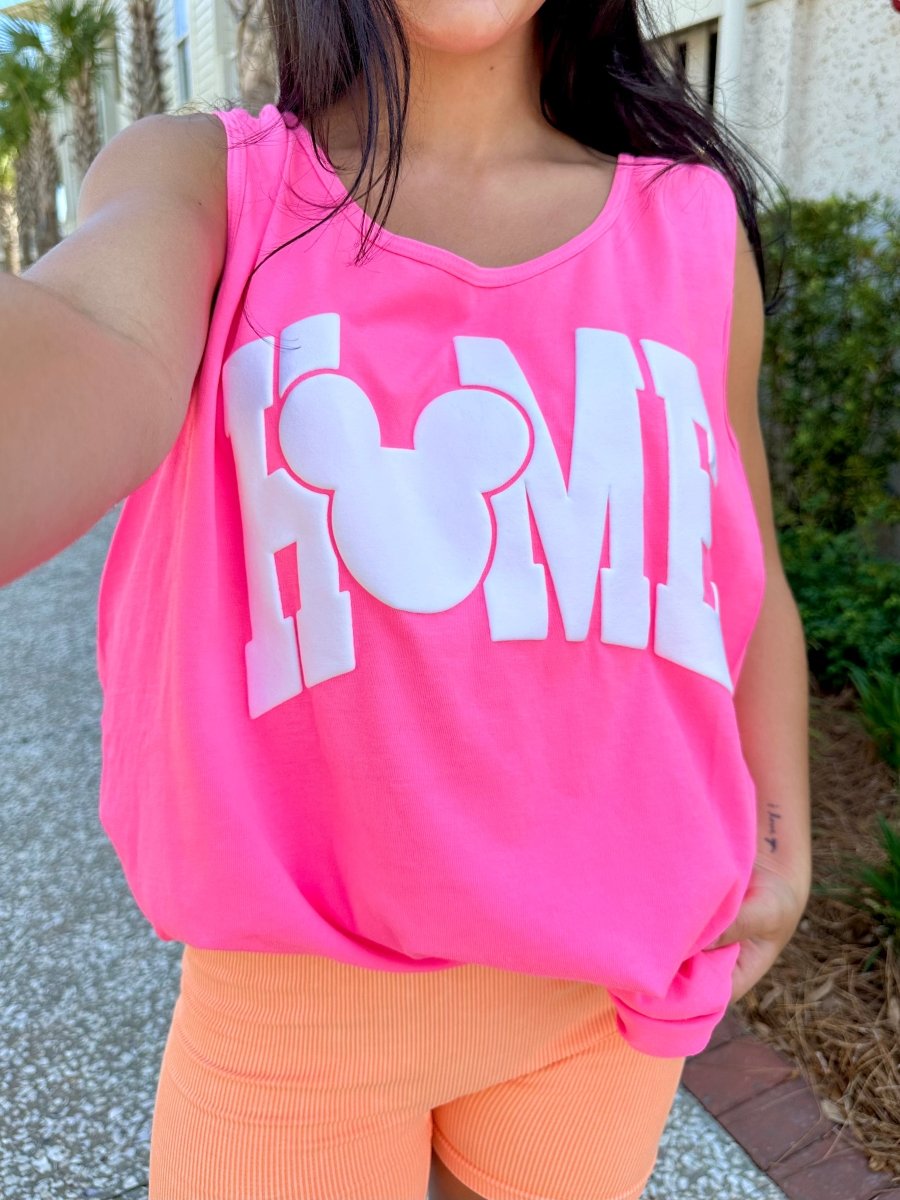 PUFF 'Disney Is HOME' Tank Top