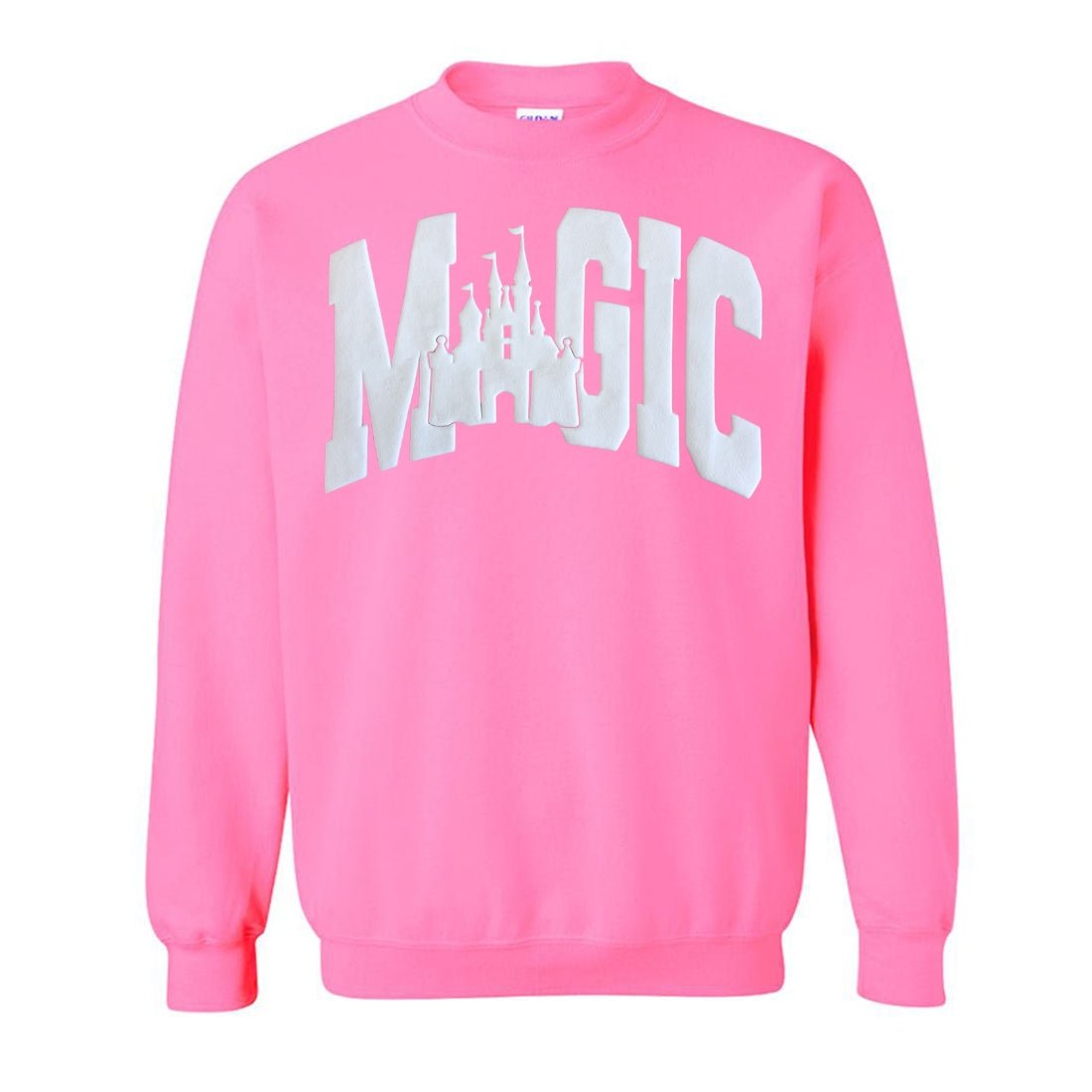 PUFF 'MAGIC' Neon Crewneck Sweatshirt
