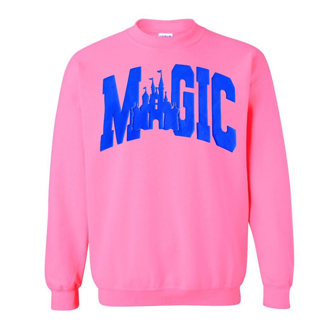 PUFF 'MAGIC' Neon Crewneck Sweatshirt