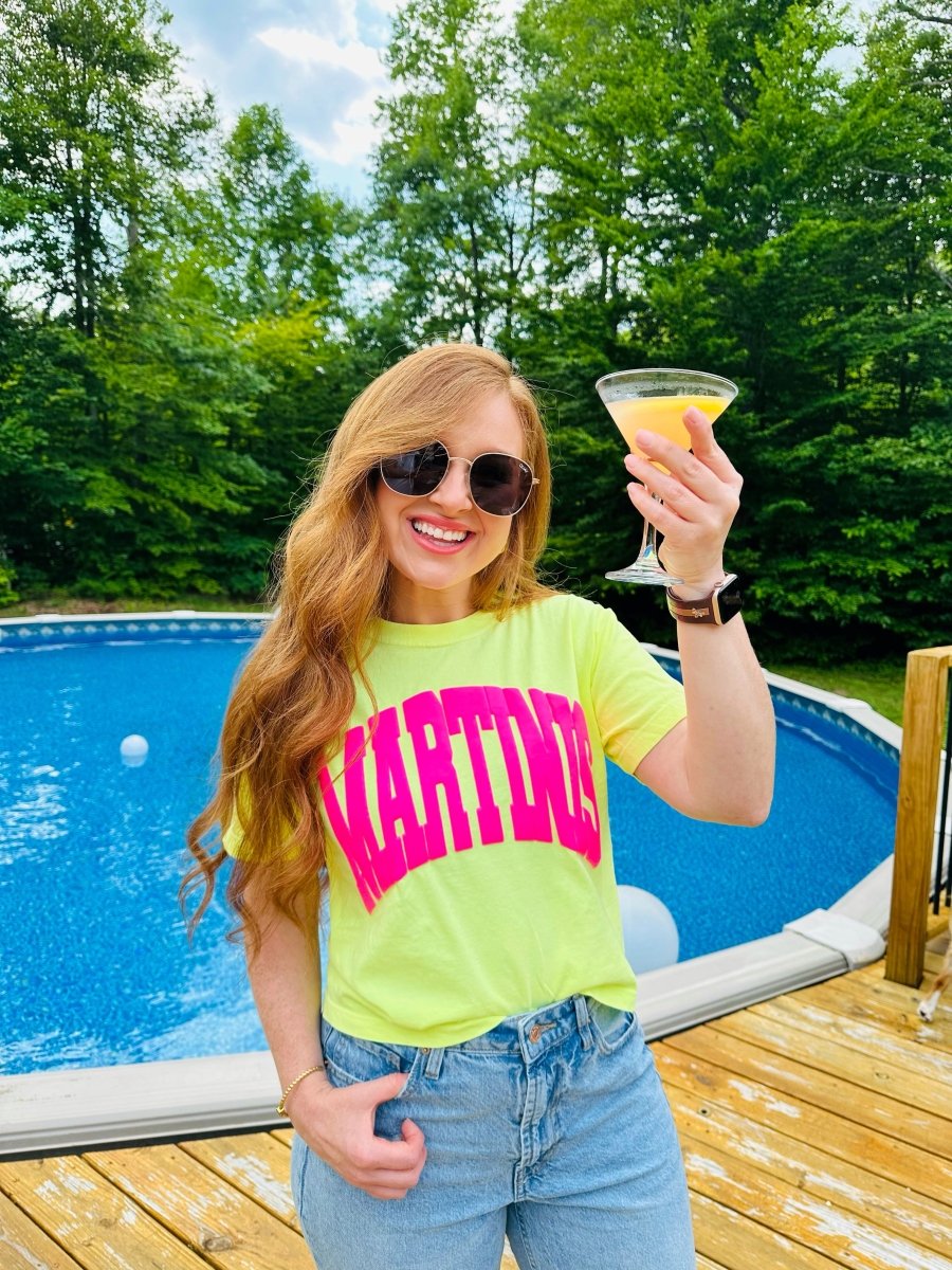 PUFF 'MARTINIS' Boxy Tee