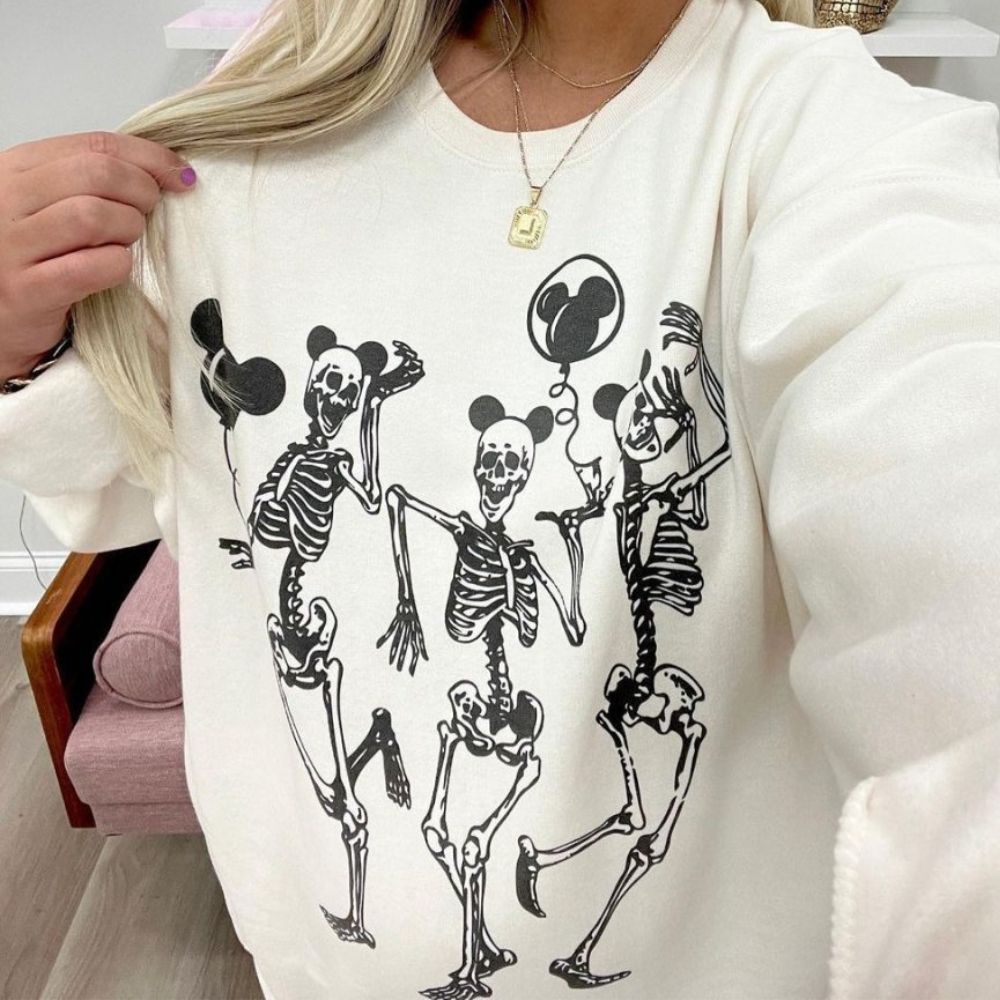 'Skeleton Dancing' Crewneck Sweatshirt